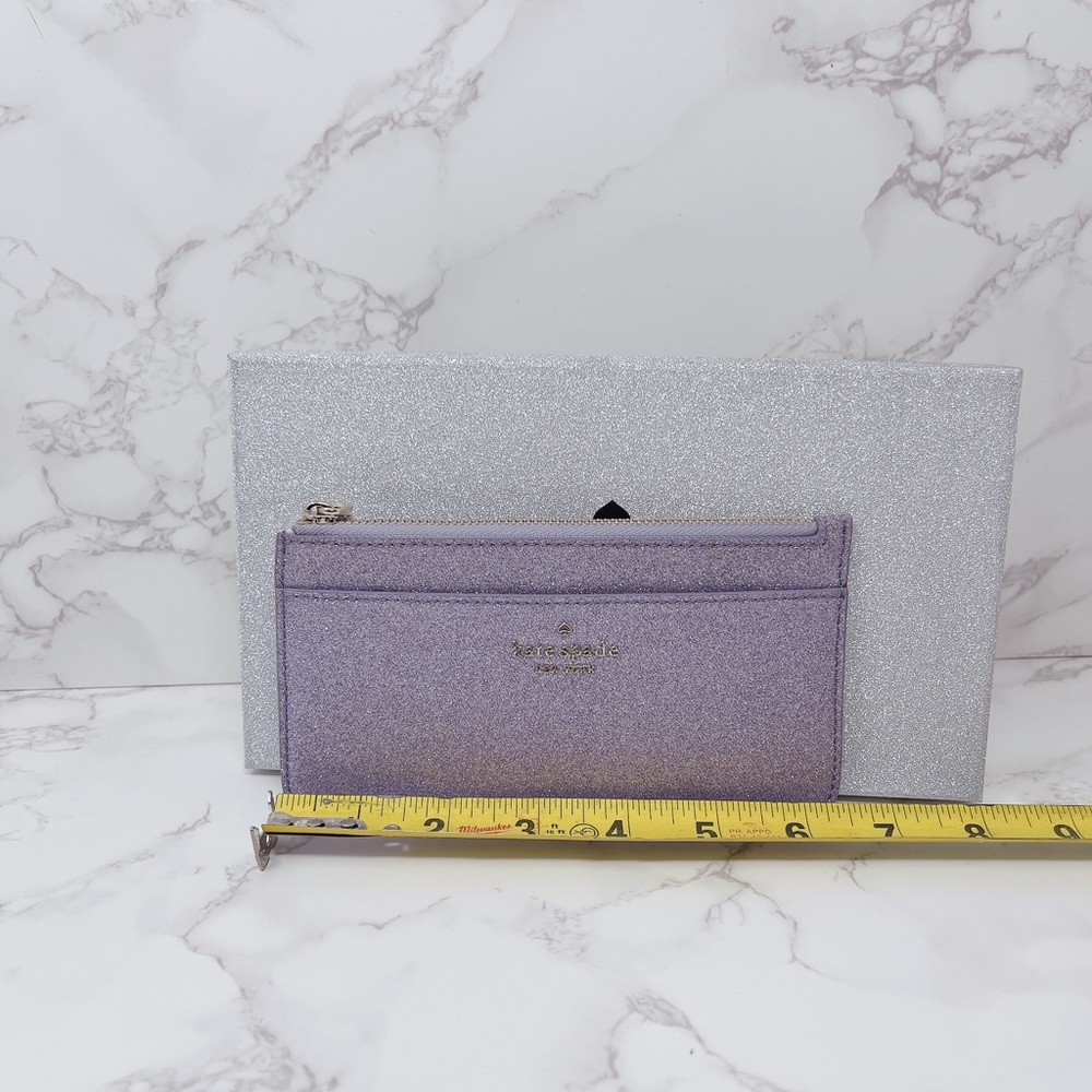 Kate spade tinsel glitter cardholder - Picture 2 of 6